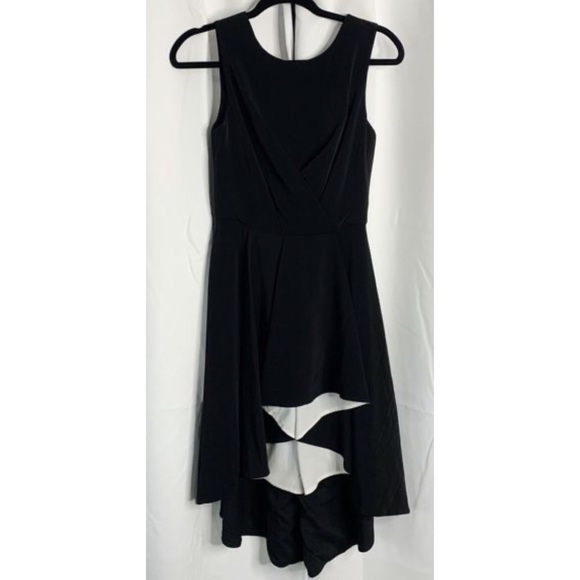 Adelyn Rae Black White Harla Dress High Low BNWT! - Picture 3 of 8